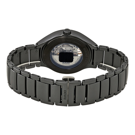 Rado True Automatic Open Heart Black/Skeleton Dial Men's High-Tech Ceramic Watch R27100162