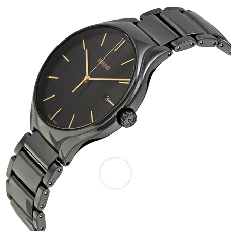 Rado True Black Dial Ceramic Men's Watch R27238162