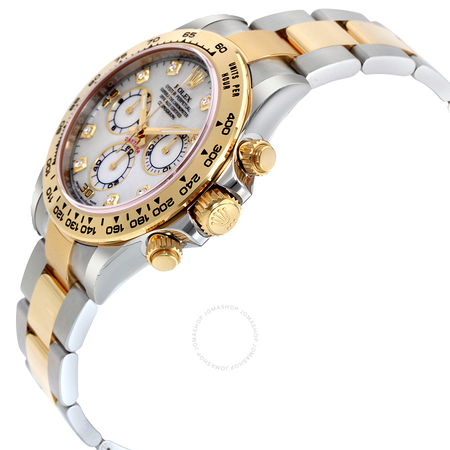 Rolex Cosmograph Daytona Mother of Pearl Diamond Steel and 18K Yellow Gold Men's Watch 116503MDO