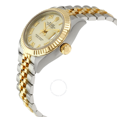 Rolex Lady Datejust Silver Dial Steel and 18K Yellow Gold Jubilee Watch 279173SRJ