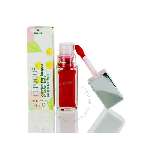 Clinique / Pop Lacquer Lip Colour (gloss) + Primer 02 Lava Pop .20 oz CQPOPLLG2