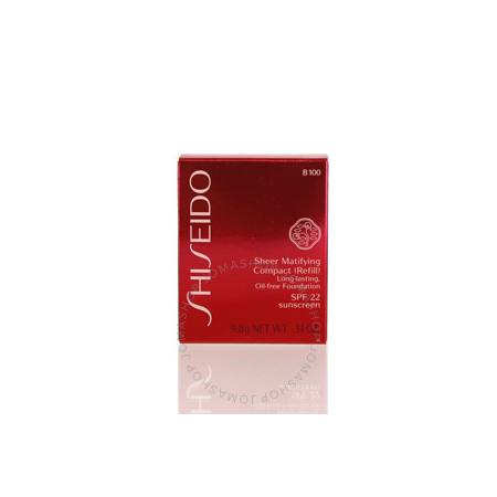 Shiseido / Sheer Matifying SPF 22 Oil Free Foundation Refill (b100) .34 oz( 9.8 ml) SHSHMAFO3