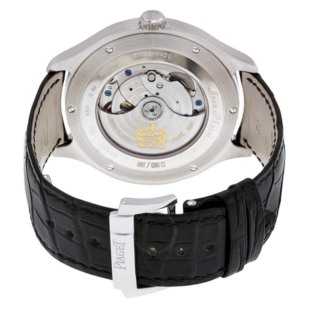 Piaget Emperador Cushion-Shaped Moon Phase Automatic 18kt White Gold Men's Watch GOA34021 G0A34021