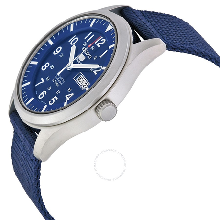Seiko 5 Sport Automatic Navy Blue Canvas Men's Watch SNZG11