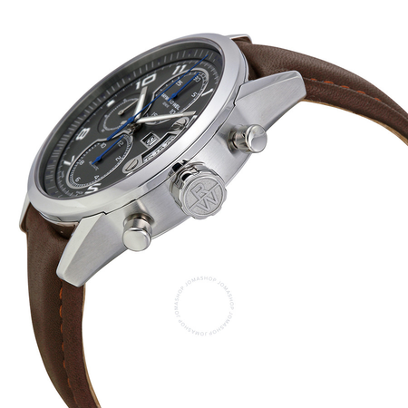 Raymond Weil Freelancer Grey Dial Brown Leather Chronograph Men's Watch 7730-STC-05600