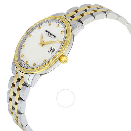 Raymond Weil Toccata Mother of Pearl Diamond Dial Two-tone Ladies Watch 5388-SPS-97081