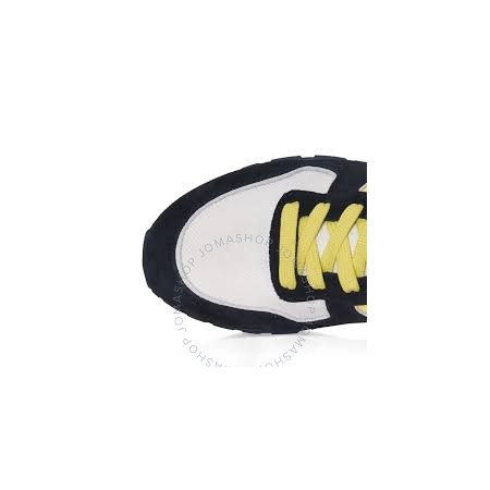 Tod's Men's High-Tech Fabric/ Suede Sneakers in Night/White Light Yellow XXM0VJ0L8108PH9UIY