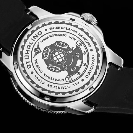 Stuhrling Original Aquadiver Quartz Blue Dial Men's Watch M13623