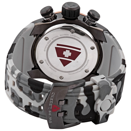 Swiss Legend Lionpulse Chronograph Quartz Black Dial Men's Watch SL-10617SM-GM-01-RA