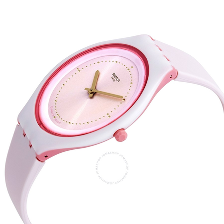 Swatch Open Box - Swatch Skinblush Pink Dial Ladies Watch SVUP101 SVUP101
