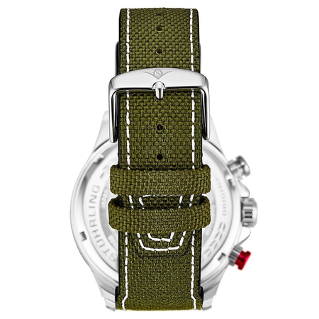 Stuhrling Original Aviator Quartz Green Dial Men's Watch M13588