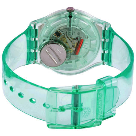 Swatch AMAZO-NIGHT Quartz Green Dial Ladies Watch GG225