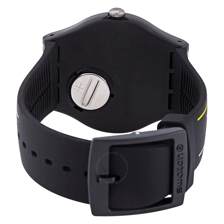 Swatch NUIT D'ETE Quartz Black Dial Men's Watch SUOB729