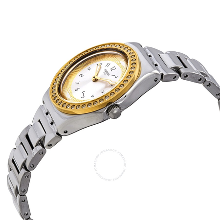 Swatch Senora Quartz Silver Dial Ladies Watch YLS210G