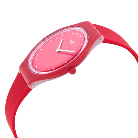 Swatch Skinautique Mate Red Ladies Watch SVOR101