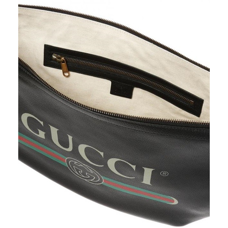 Gucci Print Half-moon Hobo Bag 523588 0GCAT 8163