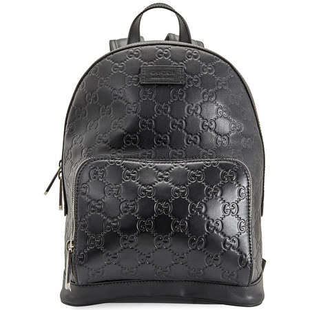 Gucci Gucci Signature Leather Backpack 450967 CWCQN 1000