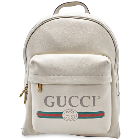 Gucci Gucci Print Leather Backpack 547834 0Y2BT 8824