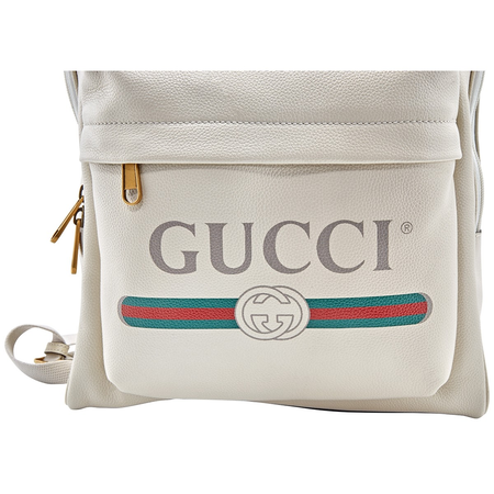 Gucci Gucci Print Leather Backpack 547834 0Y2BT 8824