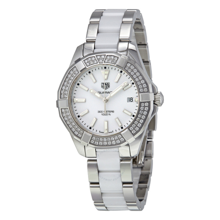 Tag Heuer Aquaracer White Dial Ladies Watch WAY131F.BA0914