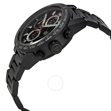 Tag Heuer Carrera Chronograph Automatic Black Dial Men's Watch CAR2090.BH0729