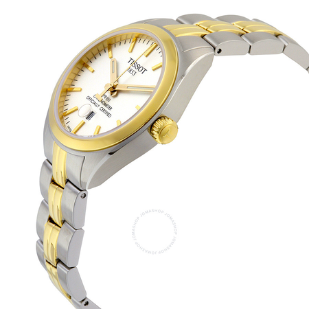 Tissot PR100 Chronometer Two-tone Ladies Watch T1012512203100 T101.251.22.031.00