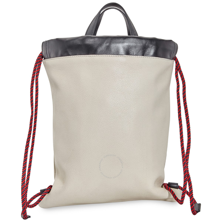 Gucci Logo-Print Drawstring Backpack- White 523586 0GCBT 8821