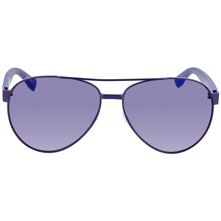 Lacoste Purple Aviator Unisex Sunglasses L185S 424 60