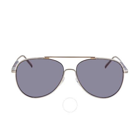 Salvatore Ferragamo Grey Aviator Men's Sunglasses SF174S 35 60
