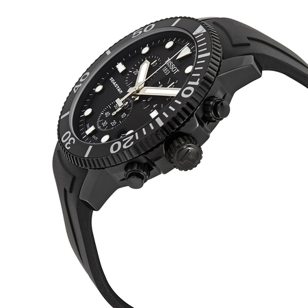 Tissot Seastar 1000 Chronograph Quartz Black Dial Men's Watch T120.417.37.051.02