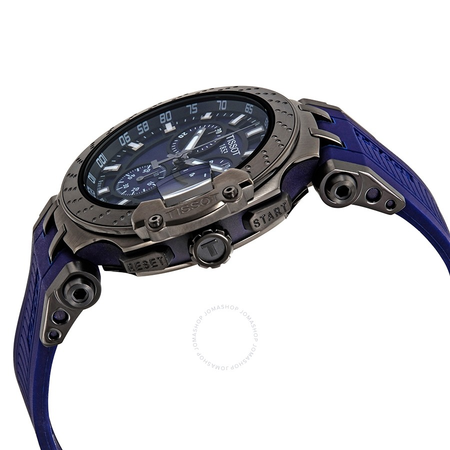 Tissot T-Race Chronograph Quartz Blue Dial Men's Watch T1154173704100 T115.417.37.041.00