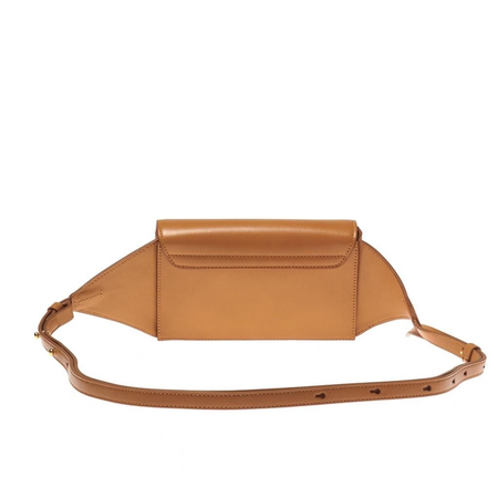 Chloe C Leather Belt Bag With Logo in Brown CHC19US195A37211