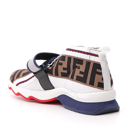 Fendi Ladies Rockoko Sneakers 8E6701-A5JF-F14ZT