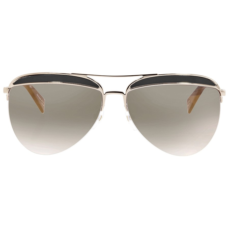 Marc Jacobs Grey Gold Mirror Aviator Ladies Sunglasses MARC 268/S 807 61