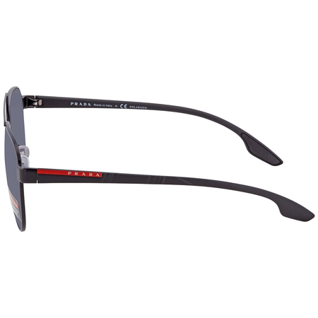 Prada Grey Aviator Sunglasses PS54TS 1AB5Z1 58