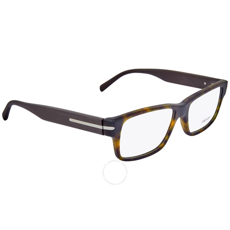 Prada Men's Tortoise Rectangular Eyeglass Frames PR 22RV HAQ1O1 54