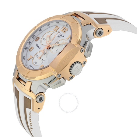 Tissot T-Race Chronograph White Dial Men's Watch T0484172701200 T048.417.27.012.00