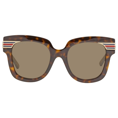 Gucci Brown Square Ladies Sunglasses GG0281SA 002 51