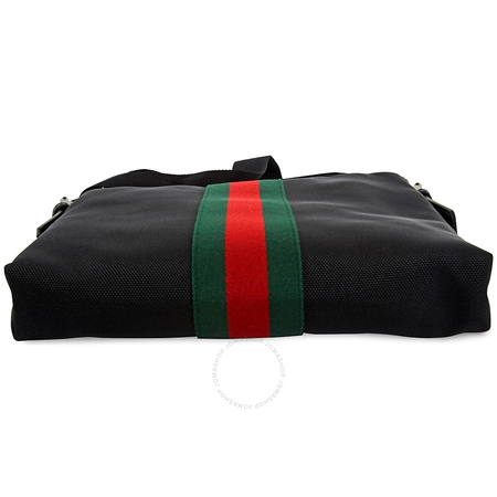 Gucci Men's Messenger bag  Band Black  Band Messenger Canvas 387111 KWT7N 1060