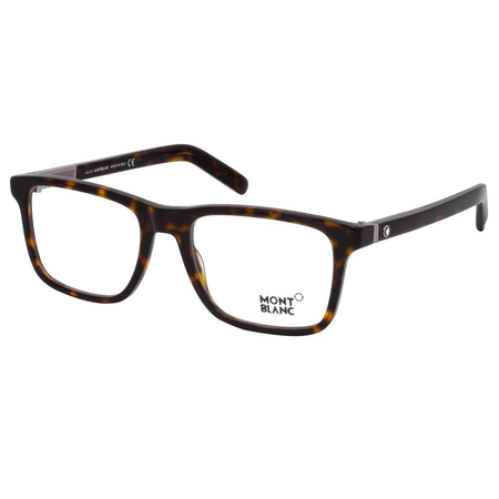 Montblanc Brown Havana Eyeglasses MB0737 055 53