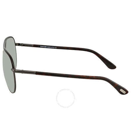 Tom Ford Dark Havana Metal Sunglasses FT0285-52F