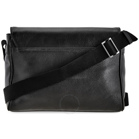 Emporio Armani Men's Leather Messenger Bag in Black Y4M137-YDE2J-80001