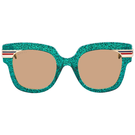 Gucci Green Square Sunglasses GG0281S 006 50