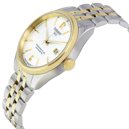 Tissot T-Classic Ballade Silver Dial Automatic Men's Two Tone Watch T108.408.22.037.00