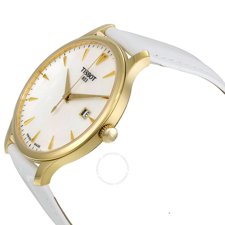 Tissot Tradition Mother of Pearl Dial Ladies Watch T063.610.36.116.00