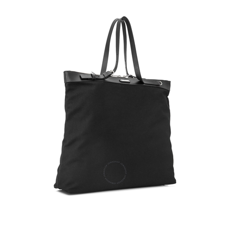 Saint Laurent Men's ID Shoping Bag in Black Canvas 504873GUS2E1000