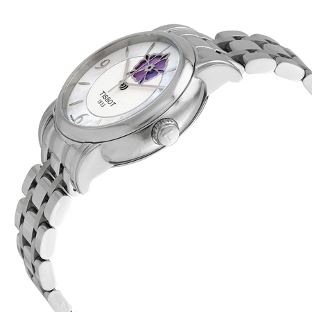 Tissot Lady Heart Automatic White Mother of Pearl Dial Ladies Watch T050.207.11.117.05