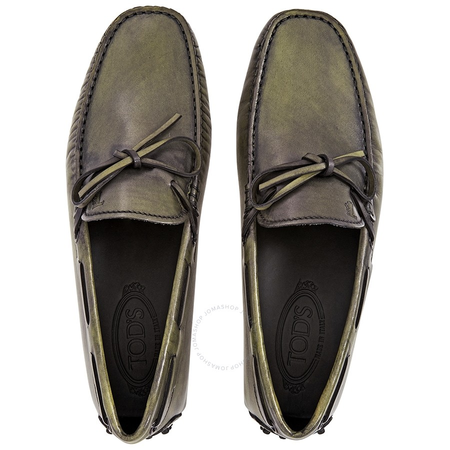 Tod's Men's Avocado Leather Moccasins XXM0GW05470D9CV002