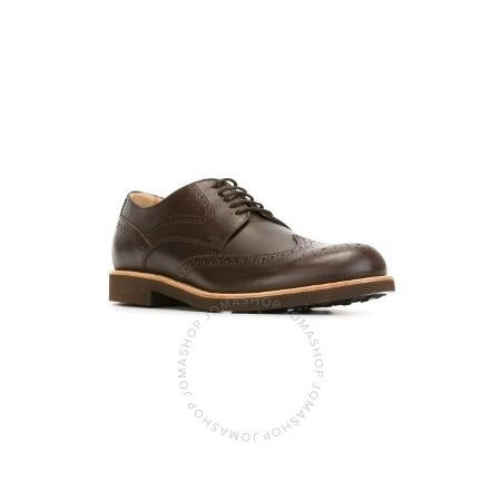 Tod's Men's Classic Brogue Shoes in Dark Brown XXM0WP00C10BR0S800