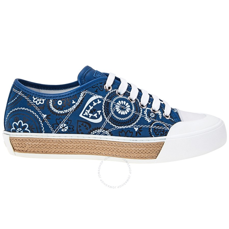 Tod's Womens Leather Sneakers in Captain Blue/White XXW26A0T640GPR2AN5